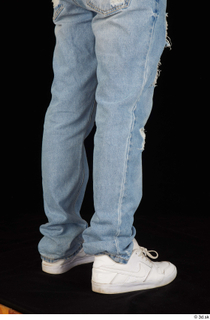 Hamza blue jeans calf dressed white sneakers 0006.jpg